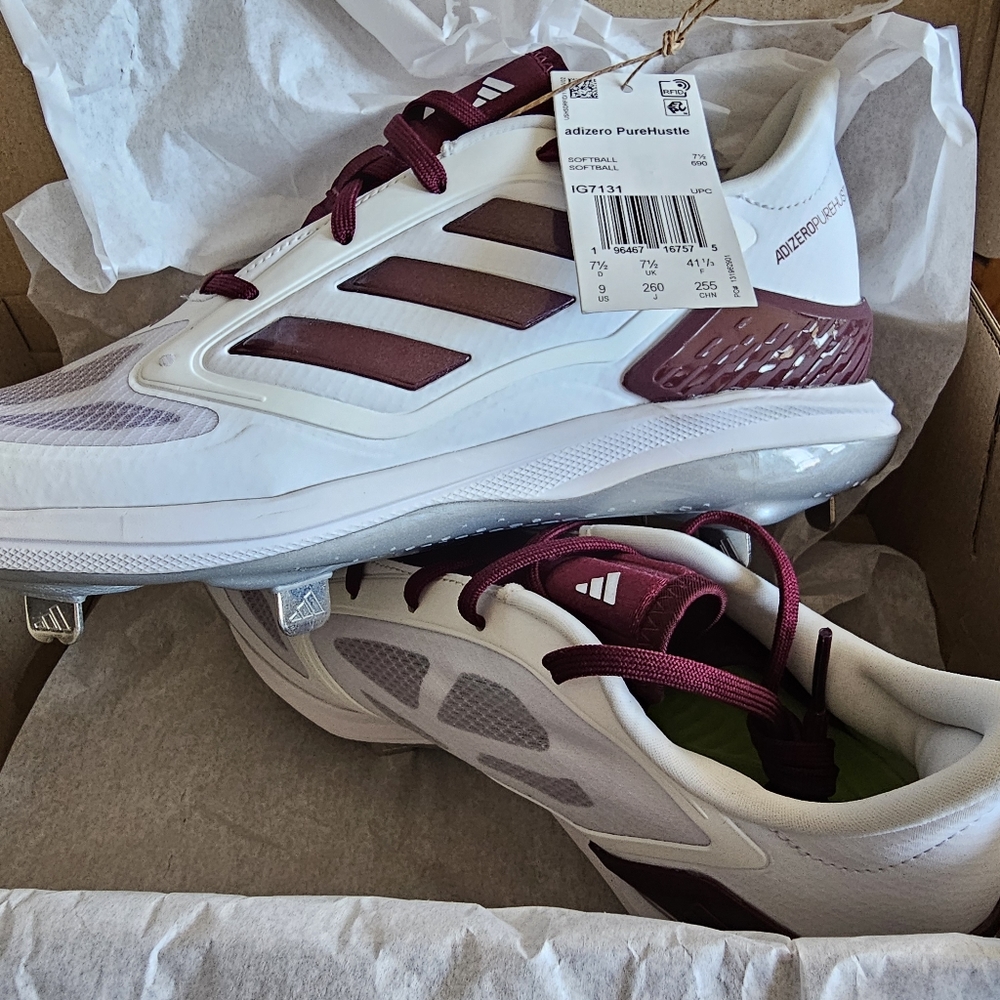 Adidas adizero PureHustle 3 Elite "Ftwr SOFTBALL SHOES WOMEN'S